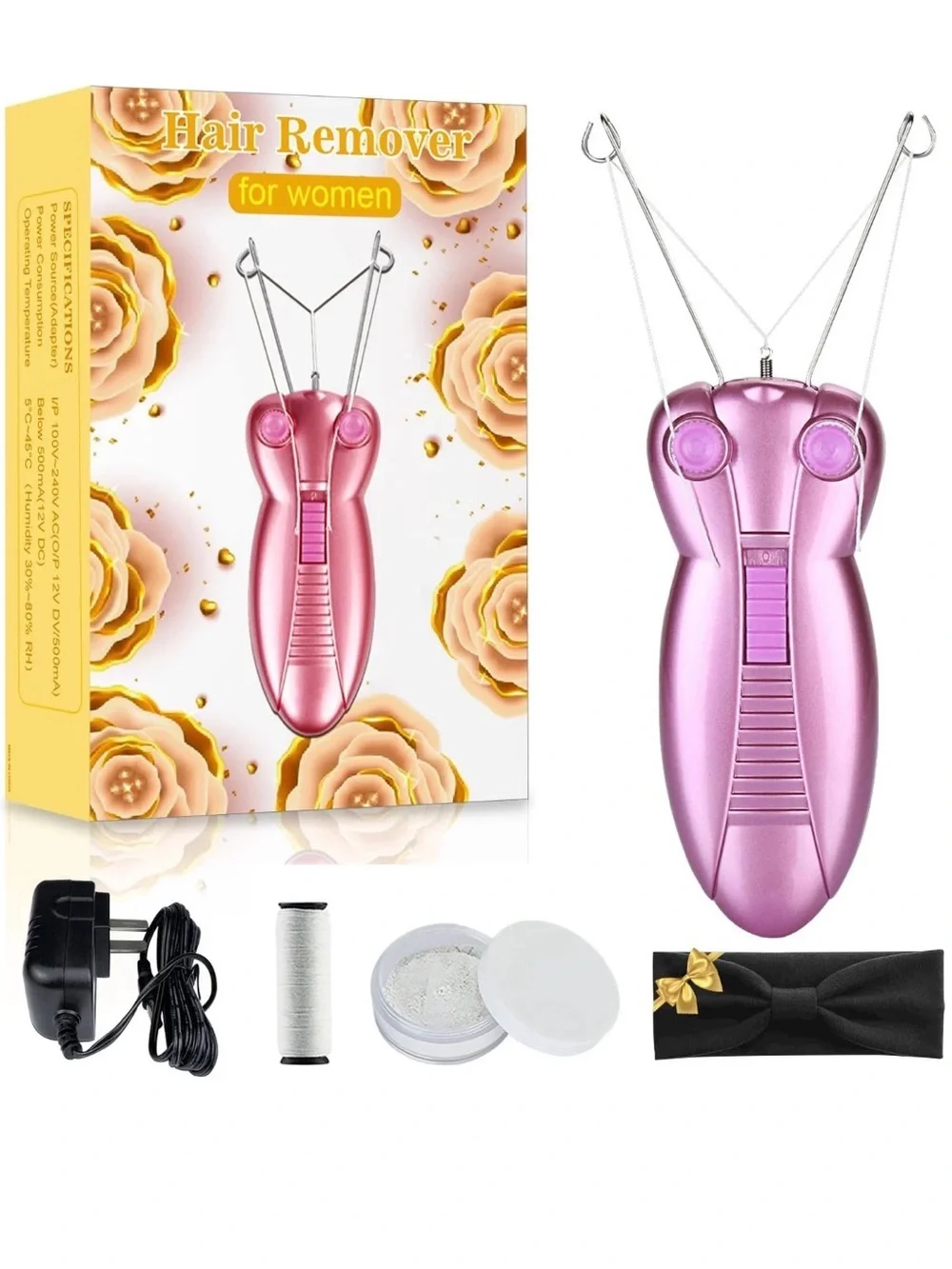 Ladies facial hair remover epilator facial threading